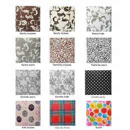 Kvadratinė pagalvėlės taburetė 30x30cm užvalkalas - didelis raštų pasirinkimas