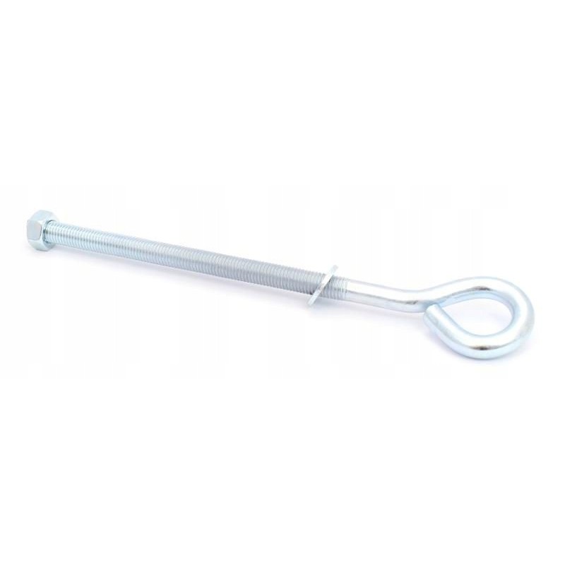 Sūpynių kablys m12x260 su metriniu sriegiu, uždara ąsa ø25