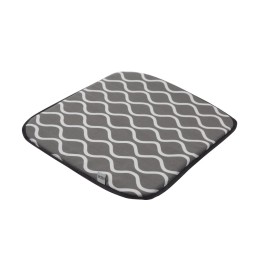 Pagalvėlė šezlongui, kėdei, sėdynei, pilka pelenų pilkumo raštu patio dodo