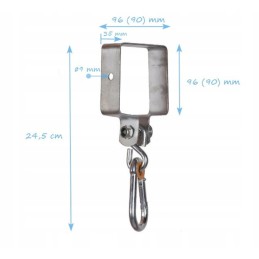 Tvirtinimo gnybtas sūpynių tvirtinimui 90x90 mm