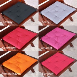 Dvipusė surišta kėdės pagalvė, 30 spalvų