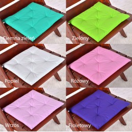 Dvipusė surišta kėdės pagalvė, 30 spalvų