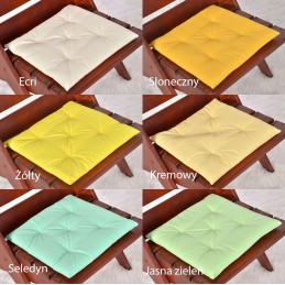 Dvipusė surišta kėdės pagalvė, 30 spalvų