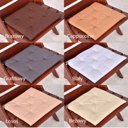 Dvipusė surišta kėdės pagalvė, 30 spalvų