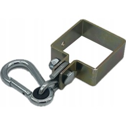 Kvadratinis sūpynės kabliukas 70 karabinas