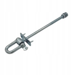 Sūpynių kabliukas 10 x 200 mm su apkabomis ir kaiščiais