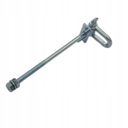 Sūpynių kabliukas 10 x 200 mm su apkabomis ir kaiščiais