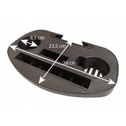 Puodelių padėklas gultui