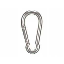 Karabiin - ø 8 x 80 mm - inox - roostevaba teras