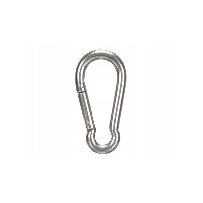 Karabiin - ø 8 x 80 mm - inox - roostevaba teras