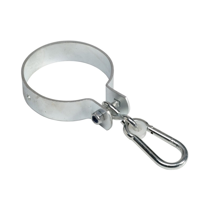 Sūpynių tvirtinimo spaustukas su karabinu 120mm