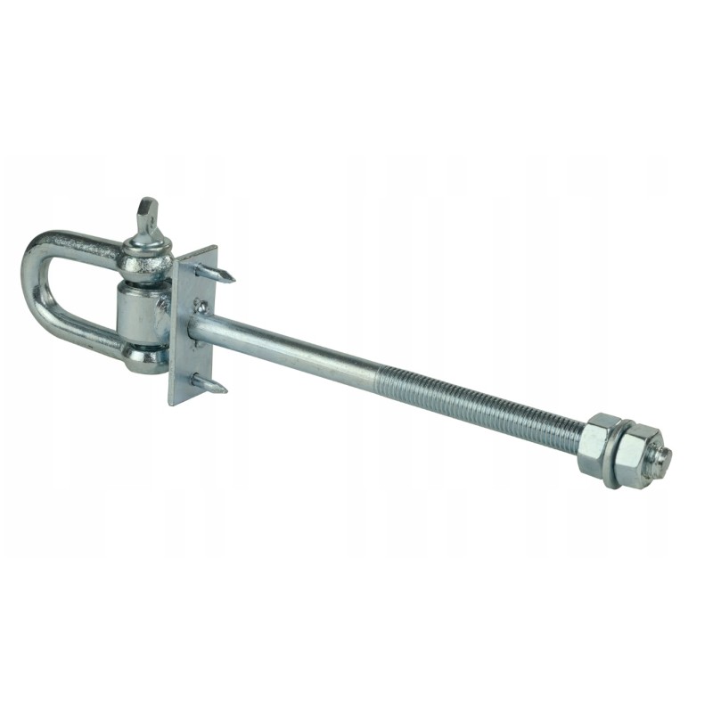 Sūpynių tvirtinimo kablys su apkabomis + M12 kaiščiai 270 mm