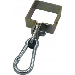 Kabliukas kvadratinis sūpynės spaustukas 100 karabinas