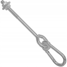 Sūpynių kablys su karabinu mha130