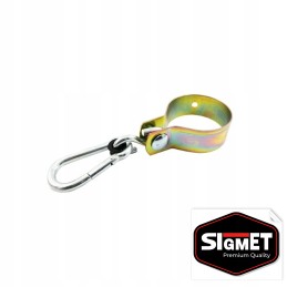 Sūpynių kabliukas, spaustukas su karabinu, skersmuo 50