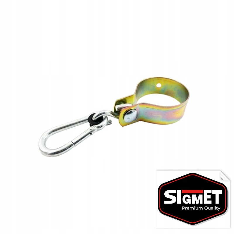 Sūpynių kabliukas, spaustukas su karabinu, skersmuo 50