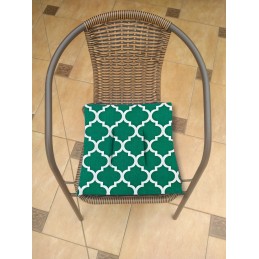 Kėdės pagalvėlė be/w 38x38 maroko žalia