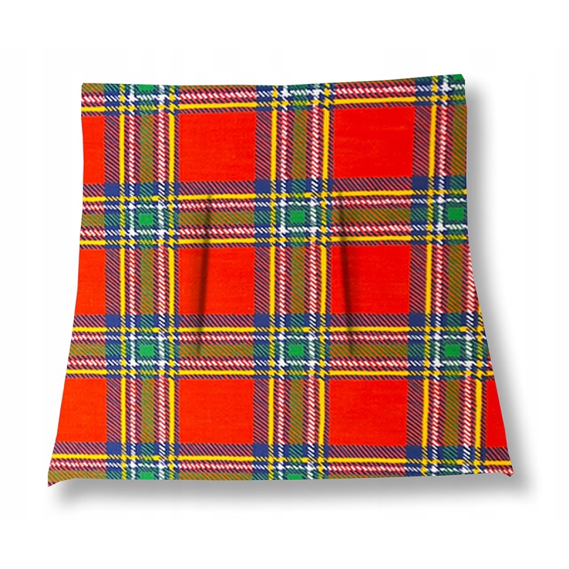 Kėdės pagalvėlė be kaklaraiščių 38x38 tartanas