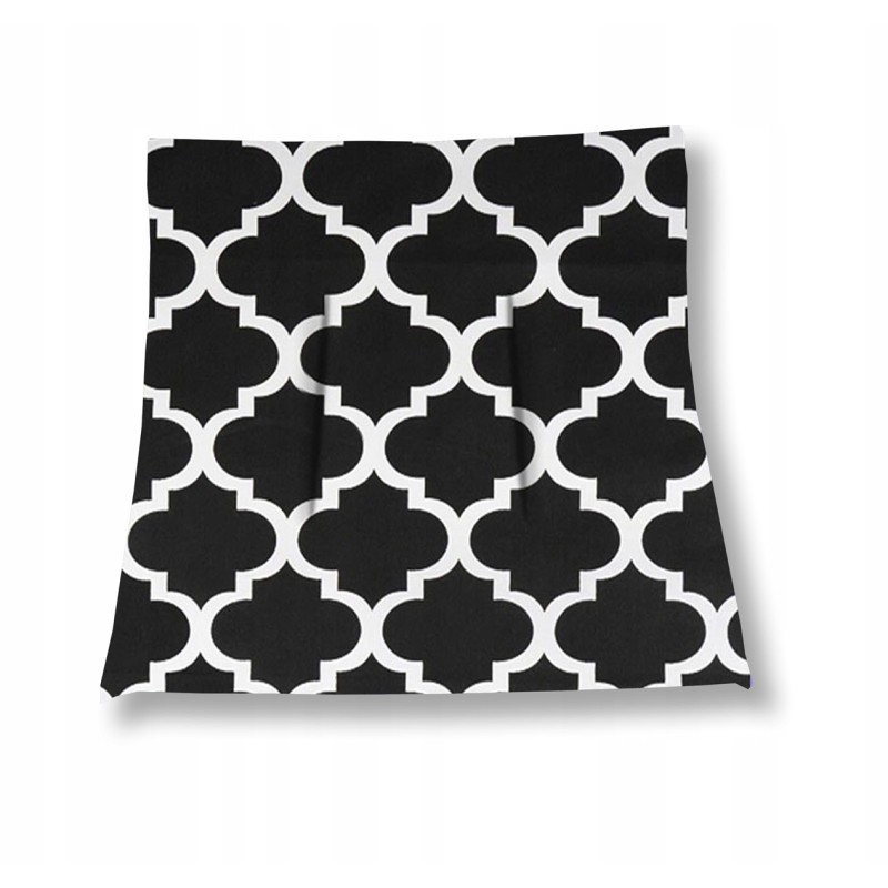 Kėdės pagalvėlė be kaklaraiščių 38x38 maroko juoda