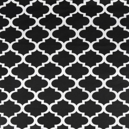 Kėdės pagalvėlė be kaklaraiščių 38x38 maroko juoda