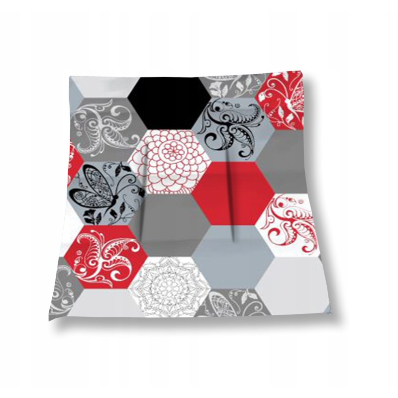 Kėdės pagalvėlė b/w 38x38 su pjaustytais ornamentais