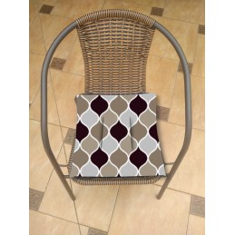 Kėdės pagalvėlė be guobos 38x38 maroko ruda