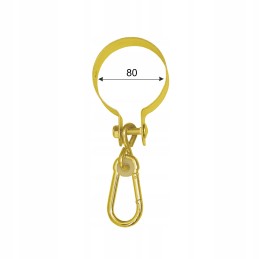 Sūpynių tvirtinimas - su apvaliu spaustuku - mho 80-120