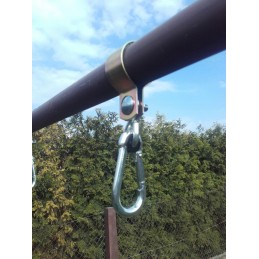 Kabliukas sūpynėms su 80 mm skersmens gnybtu