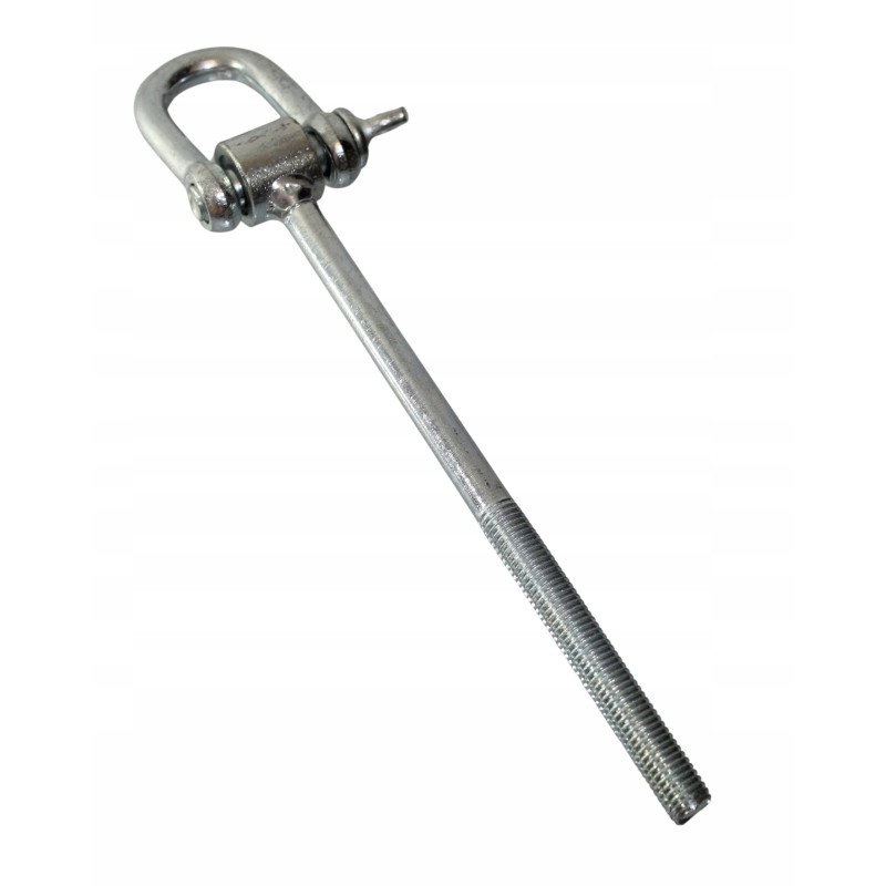 Sūpynių kablys su apkabomis m12x195 mm