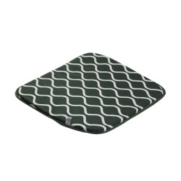 Pagalvėlė šezlongui, kėdei, sėdynei, žalia, raštuota, patio dodo