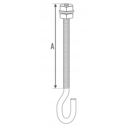 Sūpynių tvirtinimas m12 x 130 mm