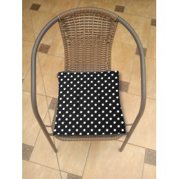 Kėdės pagalvėlė b/w 38x38 black peas