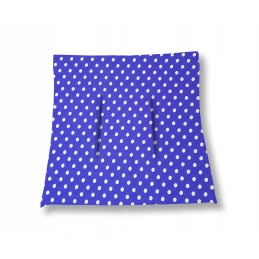 Kėdės pagalvėlė b/w 38x38 tamsiai mėlyni žirneliai