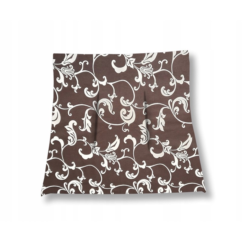 Kėdės pagalvėlė b/w 38x38 rudos gėlės