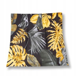 Kėdės pagalvėlė juoda 38x38 dideli monstrai ant juodos spalvos