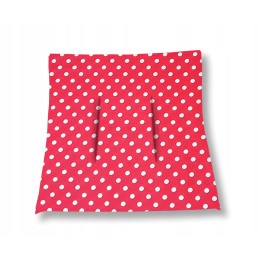 Kėdės pagalvėlė b/w 38x38 raudoni žirneliai