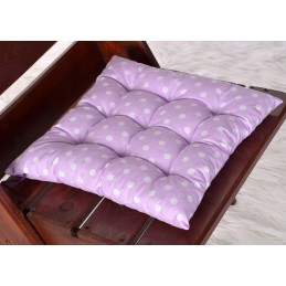 Dygsniuota pagalvėlė, kėdės sėdynė be kaklaraiščių, 35x35 žirnių viržiai