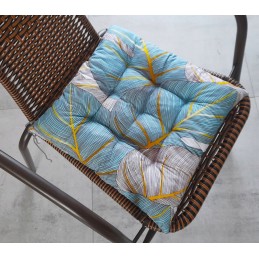 Dygsniuota kėdės pagalvėlė be kaklaraiščių 35x35 monstery celadon