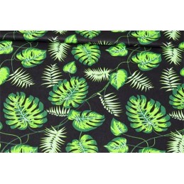 Dygsniuota kėdės pagalvėlė, be kaklaraiščių, 35x35 žali monstrai ant juodos spalvos