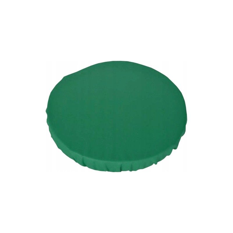 Apvali išmatų pagalvėlė 32 cm, 100% medvilnė, tamsiai žalia