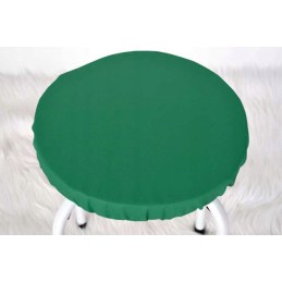 Apvali išmatų pagalvėlė 32 cm, 100% medvilnė, tamsiai žalia