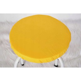 Apvali taburečių pagalvėlė 32cm, 100% medvilnė, saulėta