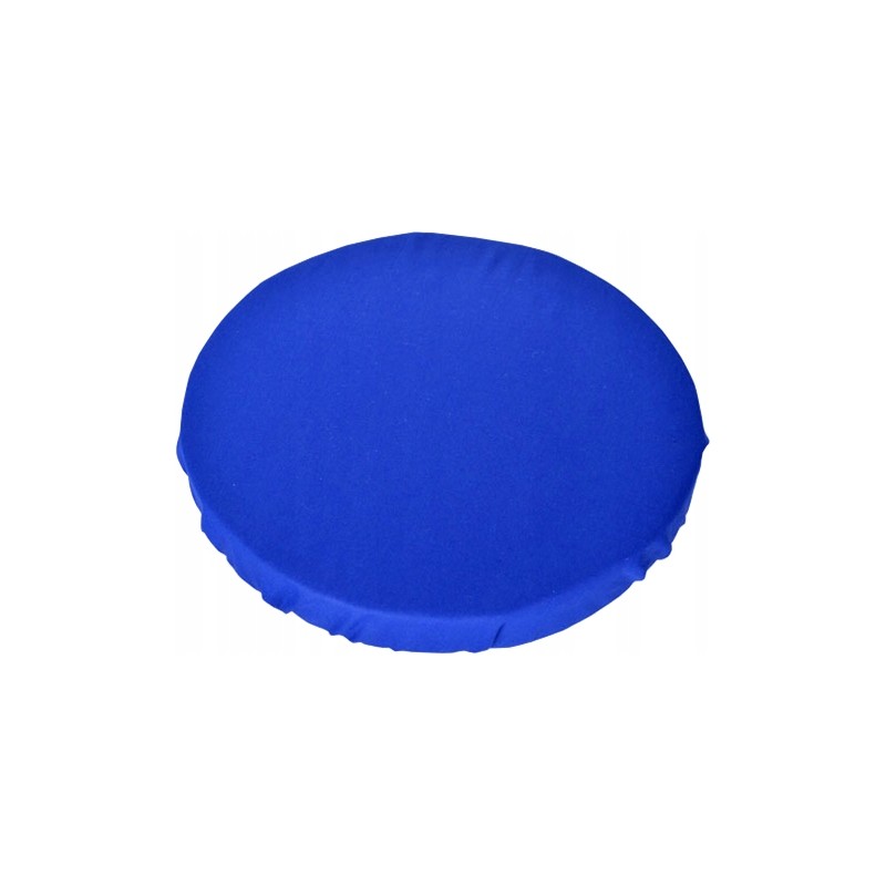 Apvali išmatų pagalvėlė, 32 cm, 100% rugiagėlių medvilnė