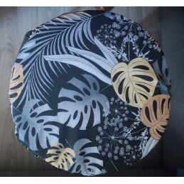 Apvali taburečių pagalvėlė 32cm, 100% medvilnė, rožinė