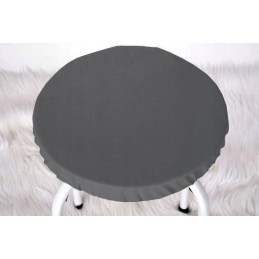 Apvali išmatų pagalvėlė, 32 cm, 100% medvilnė, grafitas