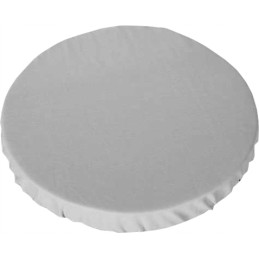 Apvali taburečių pagalvėlė 32cm, 100% pilka medvilnė