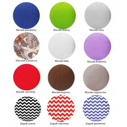 Apvali išmatų pagalvėlė, 32cm medvilnė