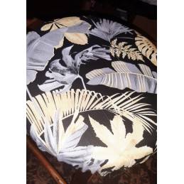 Apvali išmatų pagalvėlė, 32cm medvilnė