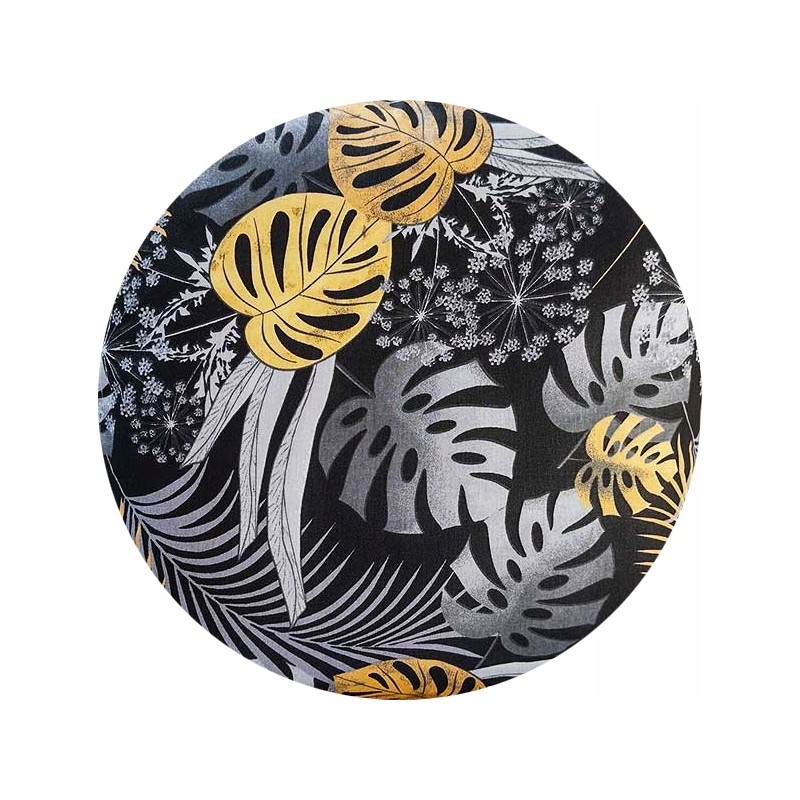 Apvali išmatų pagalvėlė, 32cm medvilnė