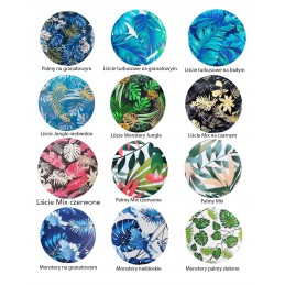 Apvali išmatų pagalvėlė, 32cm medvilnė